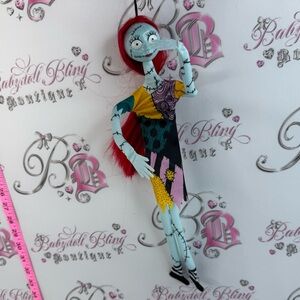 Disney sally nightmare before Christmas hanging decor Toy in Light Blue and Red